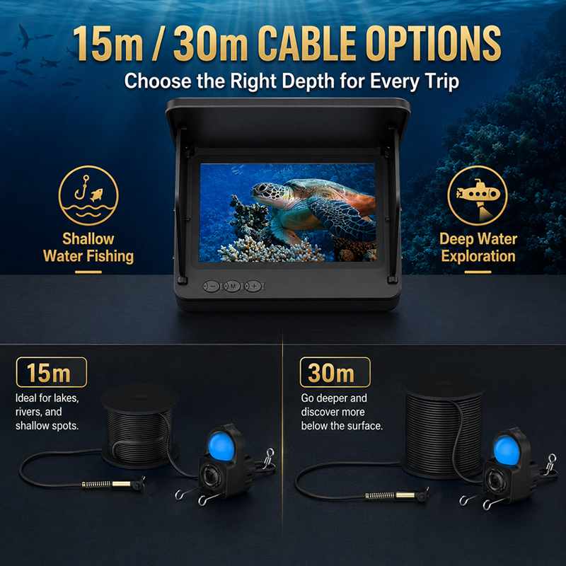 Kamera podwodna do lokalizacji – Fishing Boat Depth Finder recenzja i cena