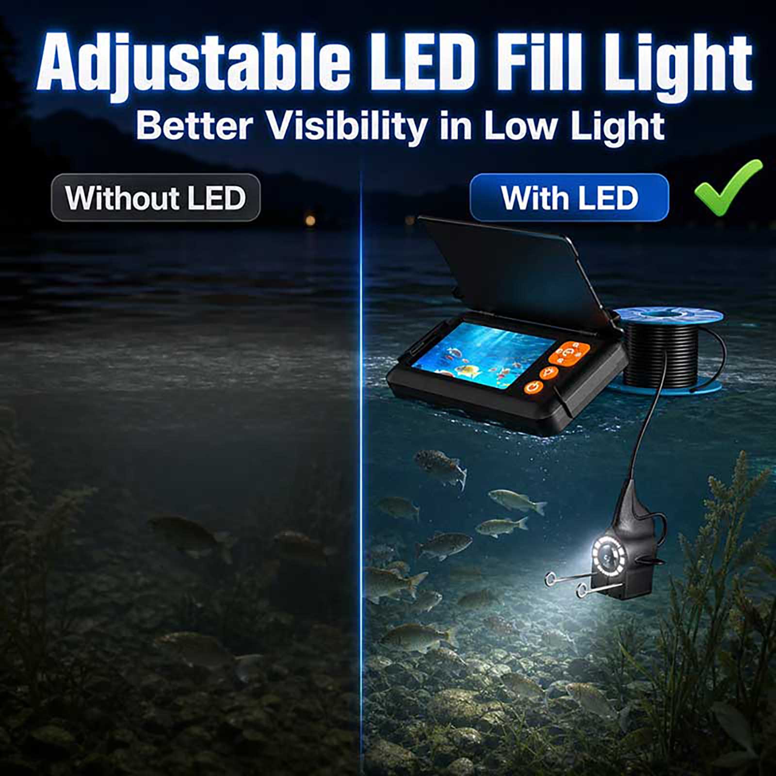 Kamera podwodna 1080P HD do lo – Fishing Boat Depth Finder recenzja i cena